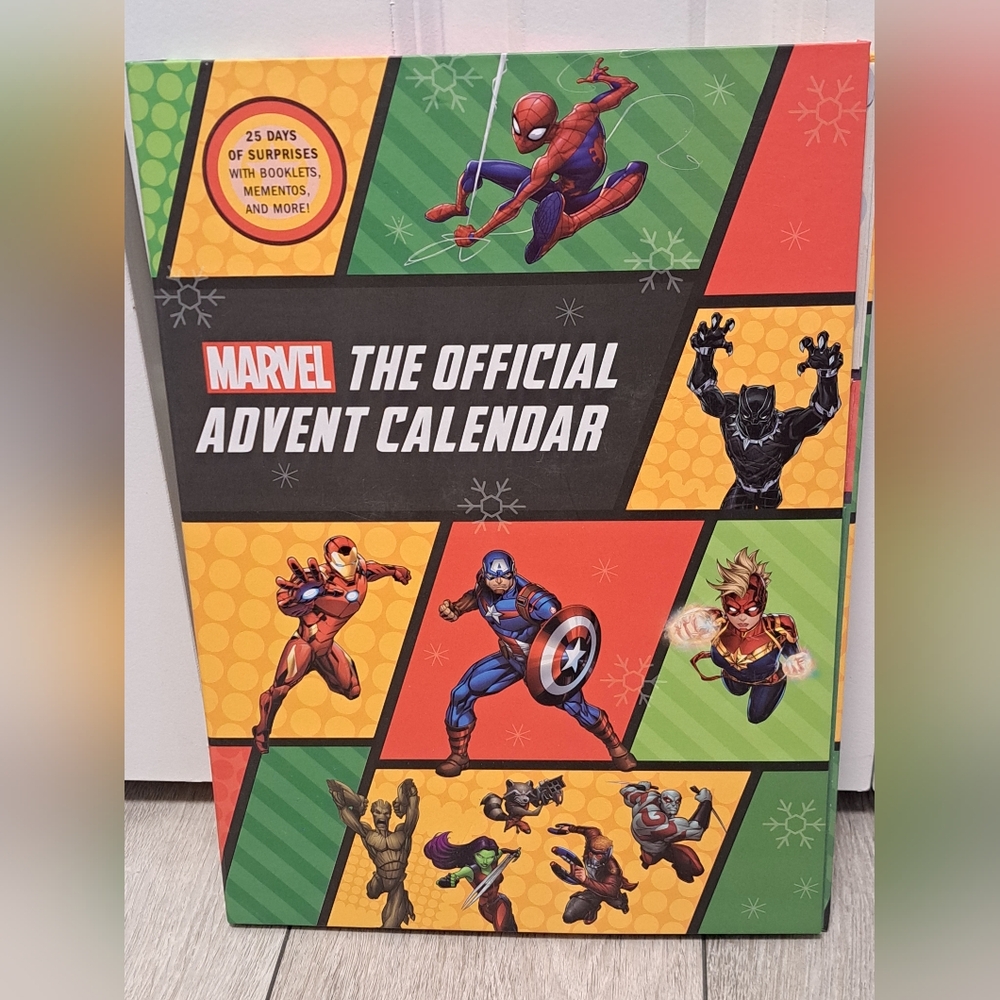 New Marvel Official Advent Calendar - Red, Green, Black